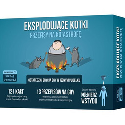 REBEL Gra karciana Eksplodujace Kotki Przepis na Kotastrofę
