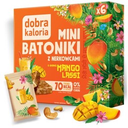 DOBRA KALORIA Mini Batoniki z nerkowcami Mango Lassi