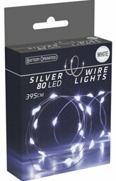 CHRISTMAS DECORATION Girlanda LED HV662291-SW 3.95 m Bateryjne