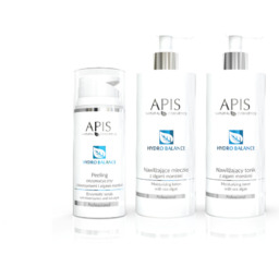 Apis Zestaw do oczyszczania twarzy Hydro Balance tonik,