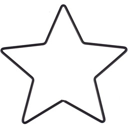GLOREX 6 1294 416 - Metalowa ramka gwiazda