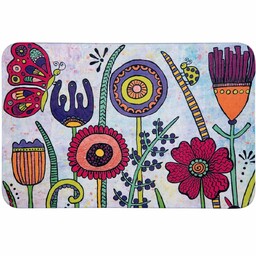 Wenko Dywanik łazienkowy Flora Rollin Art, 45 x