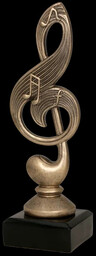 Figurka odlewana 17,5cm - MUZYKA - RTY3859C/BR