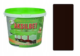 Farba Aksilbet do betonu ogrodzeń 2,5L brąz ciemny