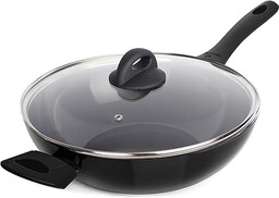 Gerlach Patelnia Wok Harmony z pokrywką