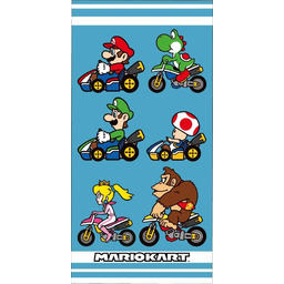 Carbotex, ręcznik kąpielowy 70x140cm, Super Mario