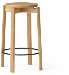 Audo PASSAGE Hoker - Krzesło Barowe 65 cm