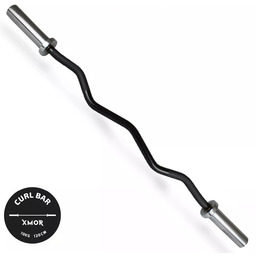 Gryf olimpijski łamany XMOR CURL BAR (black)