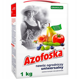 Nawóz ogrodniczy uniwersalny mineralny Azofoska granulat karton 1kg