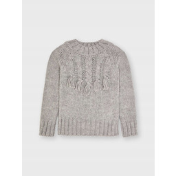 Mayoral 4374 Sweterek Długi Rękaw Frędzle r.110