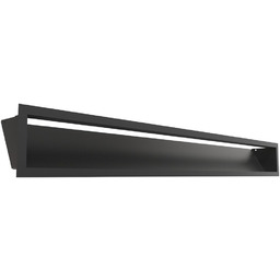 Kratka wentylacyjna kominkowa LUFT 12x100 czarna Slim