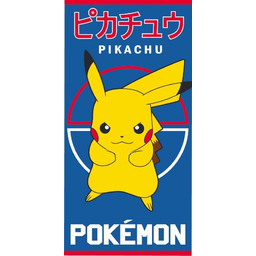 Carbotex, ręcznik kąpielowy 70x140cm, Pokemon