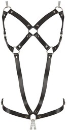 Leather Harness 2 Chains S-L