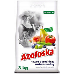 Nawóz ogrodniczy uniwersalny mineralny Azofoska granulat worek 3kg