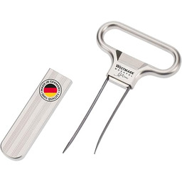 Westmark Korkociąg/korkownica, Odlew cynkowy/Stal, Ah-So, Srebrny z satynowym