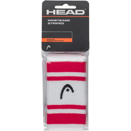HEAD Unisex Adult Wristband Striped 5, magenta/White, 15