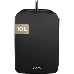 EVVO Lodówka Mini F10 (czarna), 10 l -
