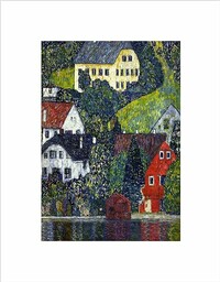Wee Blue Coo Klimt Houses At Unterach On