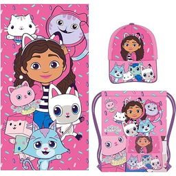 CERDÁ LIFE''S LITTLE MOMENTS Gabby''s Dollhouse zestaw ręczników