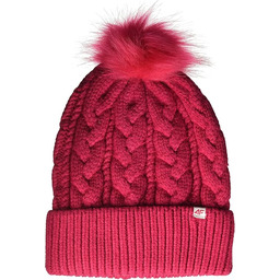 4F HJZ20-JCAD004-55S Czapka Dziewczeca, Fuksja