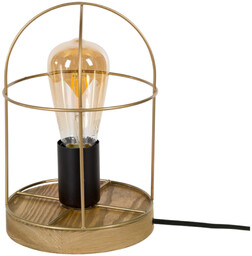 Lampa stołowa Netuno 1xE27 maks. 25W barwiona sosna