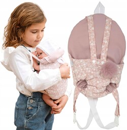 RÓŻOWE NOSIDEŁKO DLA LALEK 40-45CM MUNECAS ARIAS 6320