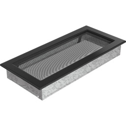 Kratka wentylacyjna kominkowa 17x37 czarna