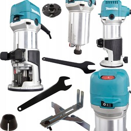 Makita Frezarko-wycinarka sieciowa 710W osprzęt RT0702C regulacja obrotów