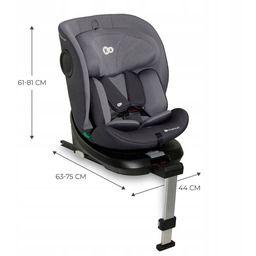 Kinderkraft Fotelik I-360 I-size Grey