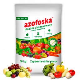Nawóz ogrodniczy uniwersalny mineralny Azofoska granulat worek 10kg