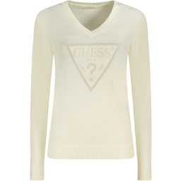 GUESS JEANS DAMSKI BIAŁY SWETER