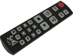 Pilot TV dla seniora SeKi DVD Czarny