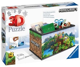RAVENSBURGER Puzzle 3D Minecraft Szkatułka (216 elementów)