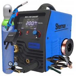 Spawarka Migomat Sherman Mig 200 Smart 200A Mma