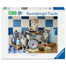 Ravensburger puzzle 1500 elementów Kocięta w kuchni