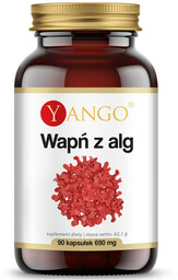 YANGO Wapń z Alg Czerwonych 90vegcaps