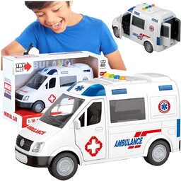 Ambulans Karetka Dla Dzieci Pogotowia Zabawka (Światła