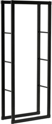 Vorel STOJAK STALOWY NA DREWNO KOMINKOWE 60X25X150CM