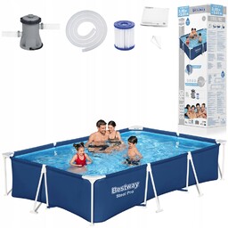 Bestway Basen Stelażowy 300x201x66cm 8w1 56411