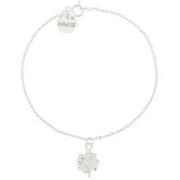 Srebrna bransoletka z koniczynką