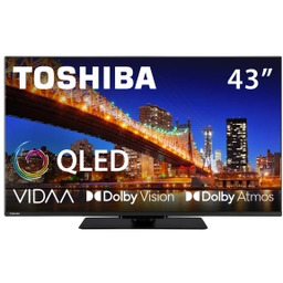 Toshiba 43QV3F63DG 43" QLED 4K Smart TV VIDAA