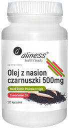Aliness Olej z nasion czarnuszki 500 mg, 120