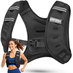 Kamizelka Obciążeniowa 5KG Treningowa Regulowane Zapięcie Gymtek