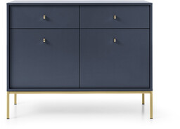 Komoda Mono granatowa (MKSZ104), do salonu, loftowa, granatowa,