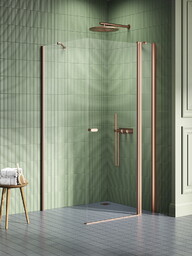 New Trendy New Soleo Copper Brushed kabina prostokątna