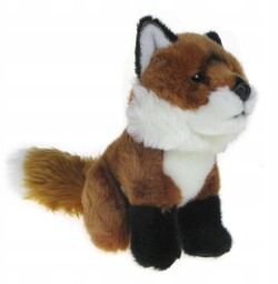 ZOO: maskotka rudy puchaty LIS, LISEK 18cm (03392)