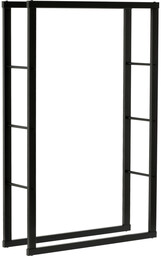 Vorel STOJAK STALOWY NA DREWNO KOMINKOWE 80X25X100CM