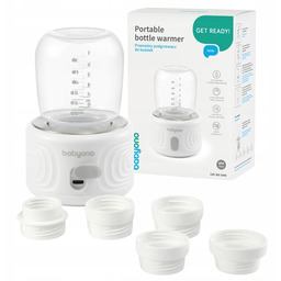 Babyono Przenośny Podgrzewacz Bezprzewodowy Do Butelek Dla Niemowląt