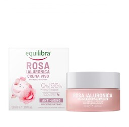 Equilibra Rosa Różany krem przeciwstarzeniowy z kwasem hialuronowym,