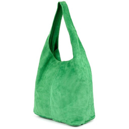 Worek A4 skórzany zielony U35